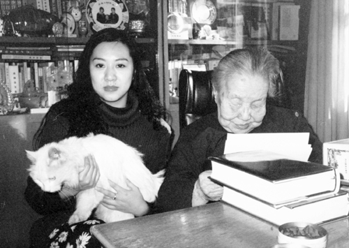 With the great Chinees writer Binxin